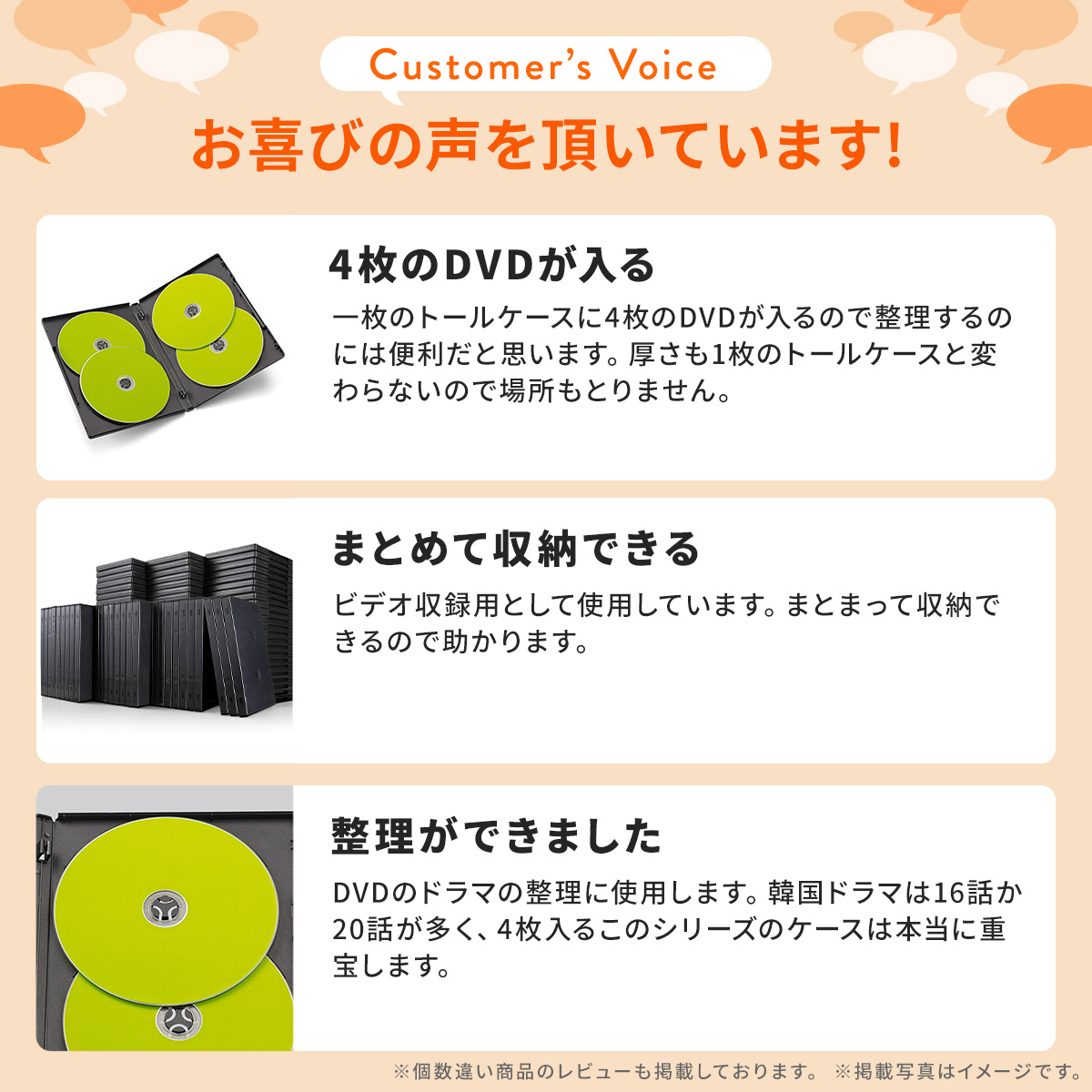 SANWA SUPPLY（サンワサプライ） DVDケース トールケース 4枚収納 10枚