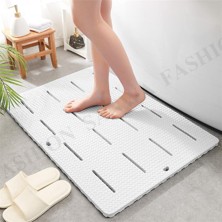 お風呂マット 滑り止め 大判85X60X2cm 浴室内 バスマット 洗い場マット