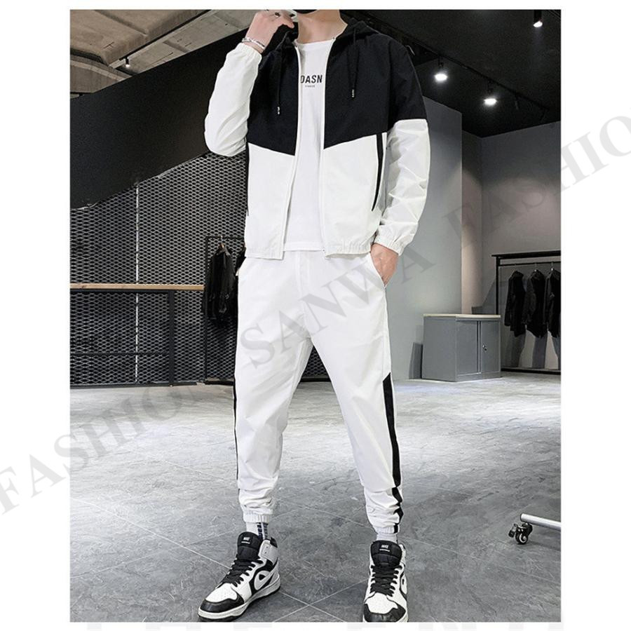 PEARY GATES セットアップジャージ ブラック/ホワイト 楽天市場