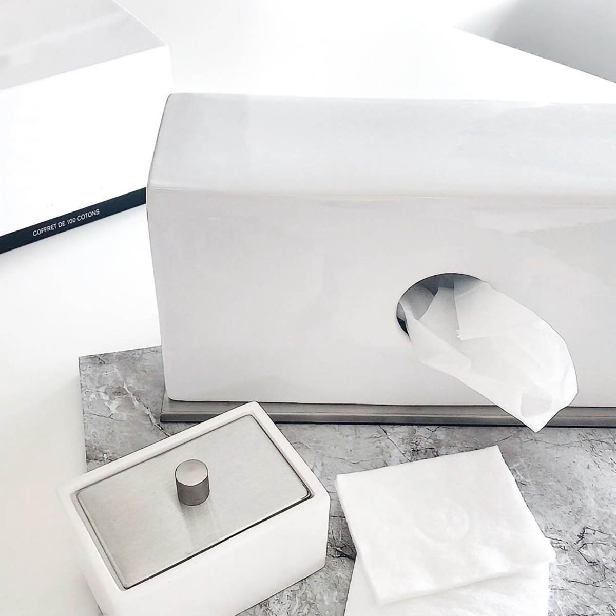 sarasa design（サラサデザイン） 陶器製のティッシュケース