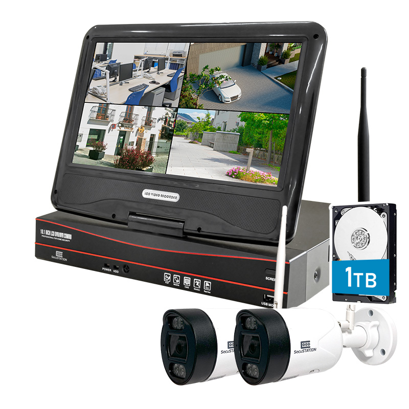 SecuSTATION 防犯カメラ 屋外 セット 家庭用 ワイヤレス wifi カメラ2