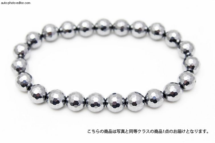 パワーストーン 天然石 テラヘルツ鉱石 ブレスレット 128面ミラー