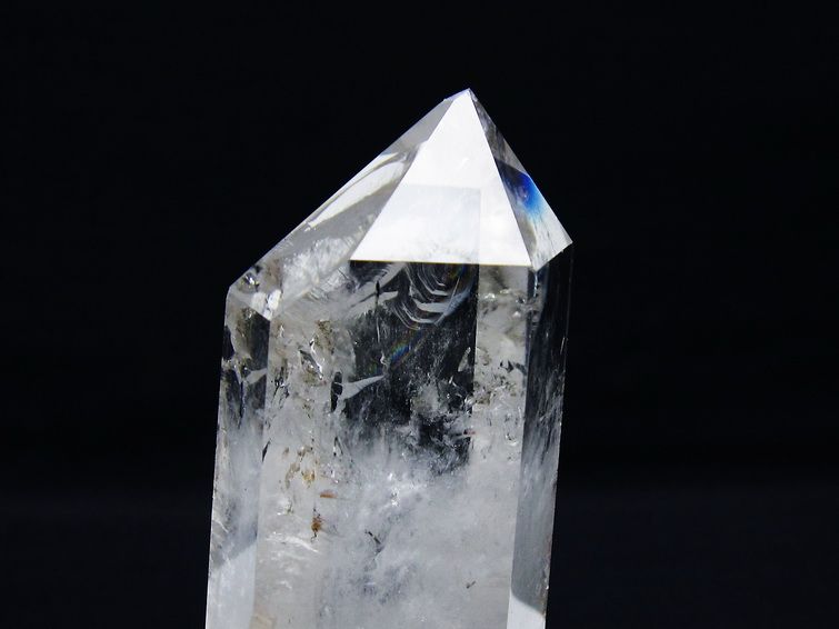 虹入り ヒマラヤ水晶 六角柱[t222-2533]