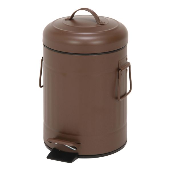 不二貿易（Fuji Boeki） ゴミ箱 足踏み式 スチールラウンドペダル