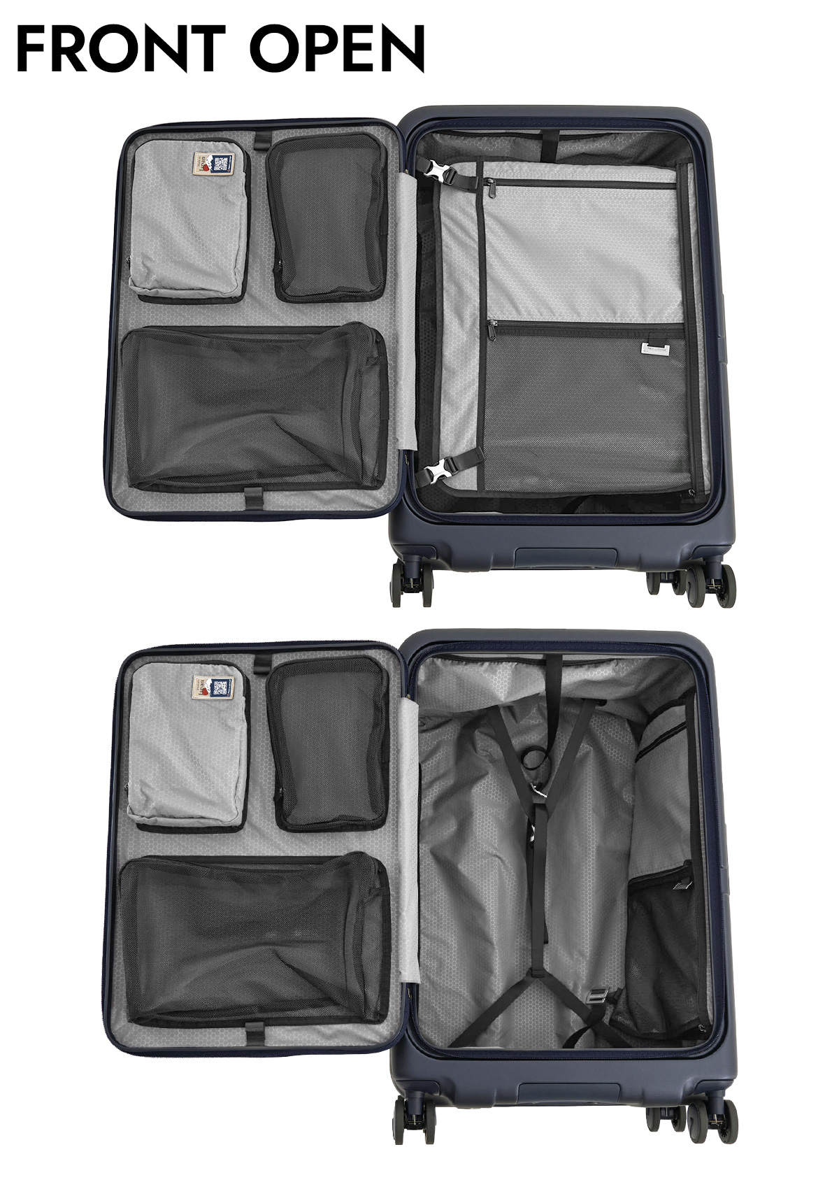 アジアラゲージ マックスボックス スーツケース A.L.I mx-8011rv-28