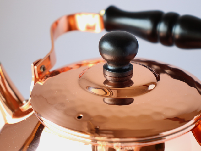 COPPER100 銅製やかん 2.0L 木製ハンドル : 雑貨のお店セレクト