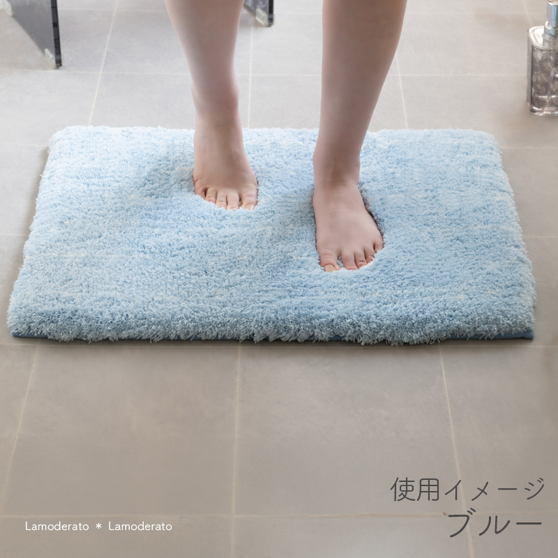 センコー バスマット 速乾 お風呂マット 足拭きマット 吸水 滑り止め