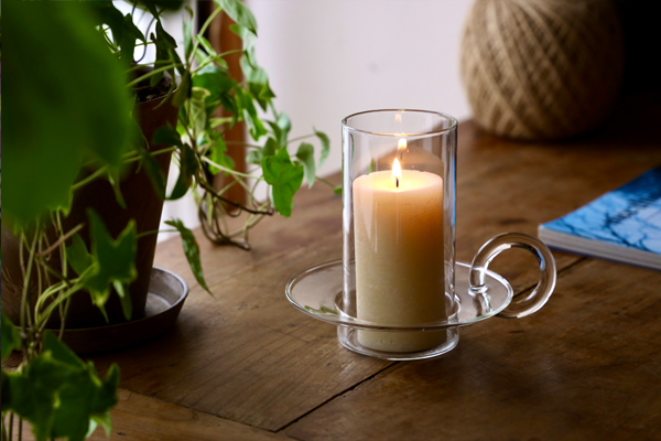 キャンドルホルダー ferm LIVING ガラス 北欧 おしゃれ ランプ