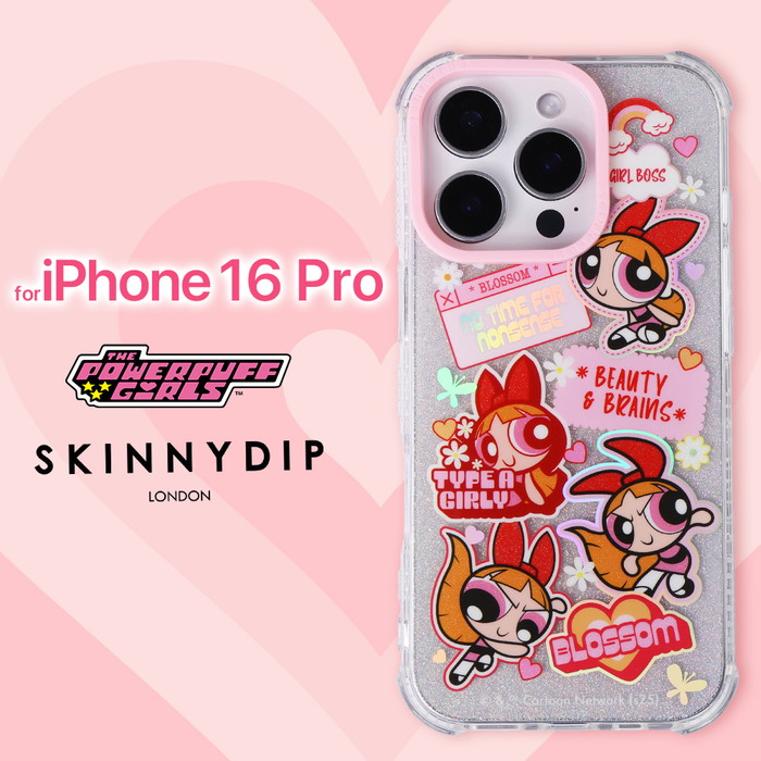 パワーパフガールズ ブロッサム iPhone16Pro ケース 可愛い