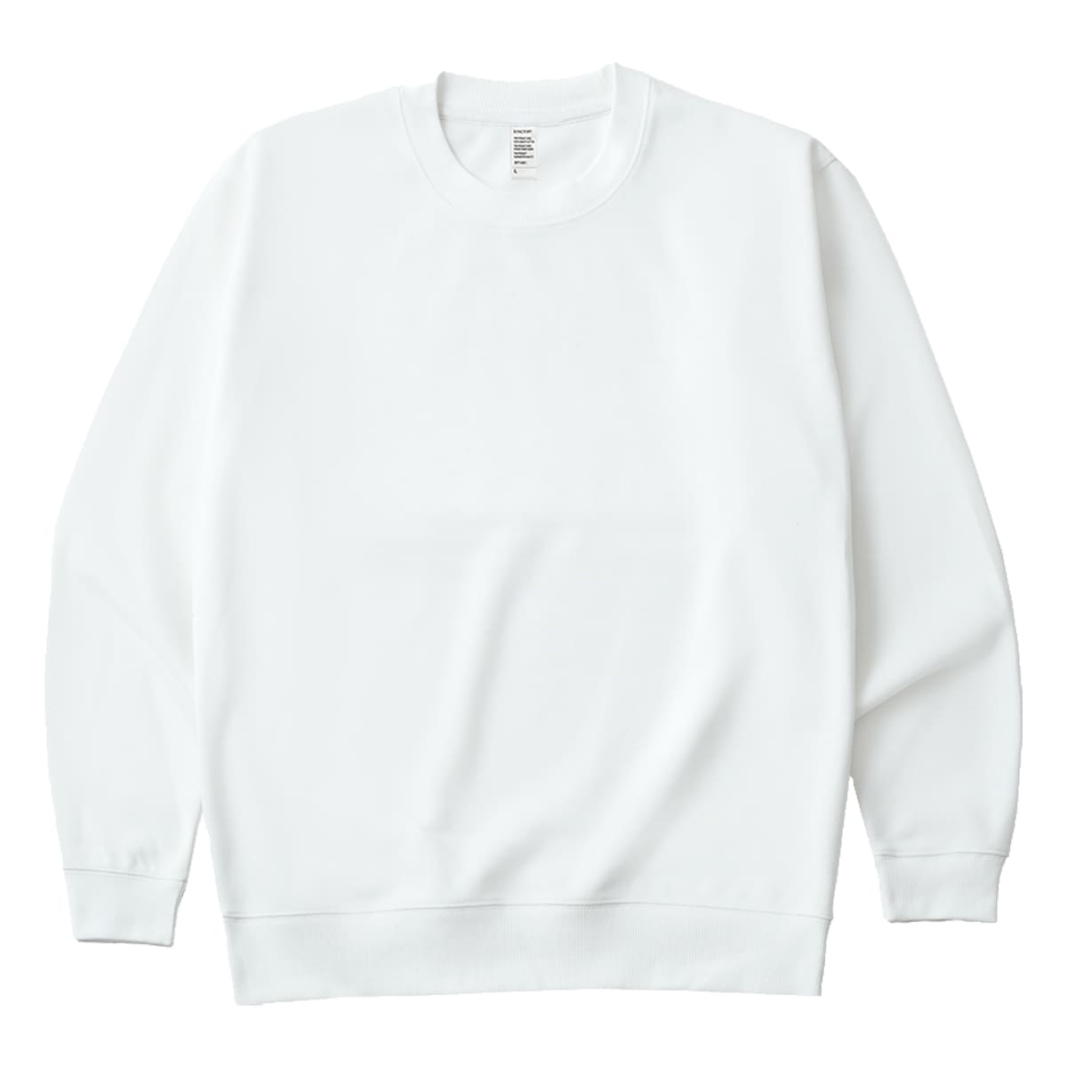 トレーナー 長袖 D-FACTORY ディーファクトリー 12オンス プラチナ