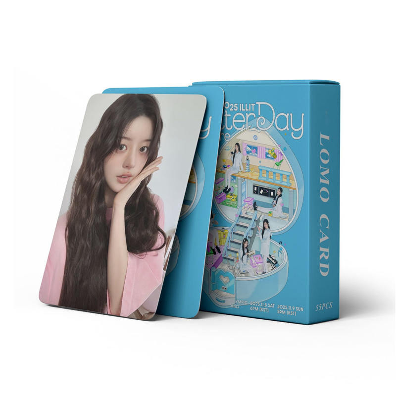 ILLITグッズ フォトカード 55枚 セット トレカ アイリット 写真 全員 K