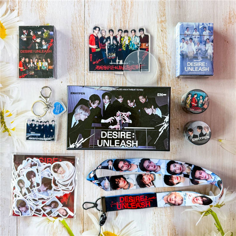 ENHYPENグッズ ギフトボックス フォトカード Bad Desire テープ セット