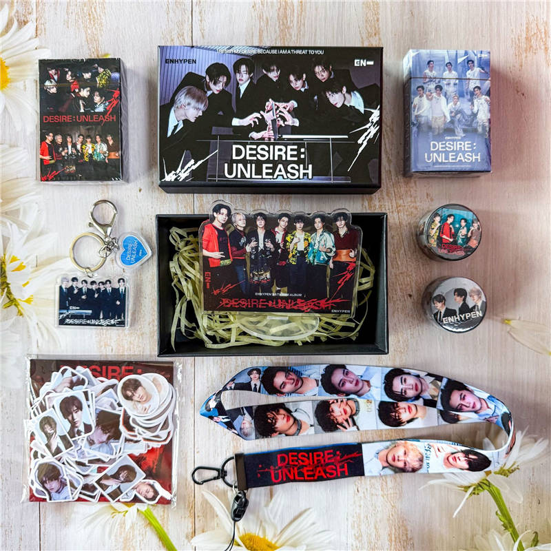 ENHYPENグッズ ギフトボックス フォトカード Bad Desire テープ セット