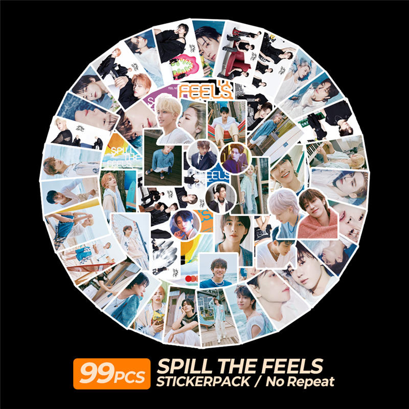 Seventeenグッズ シール シールセット 99枚 セブンティーン SPILL THE