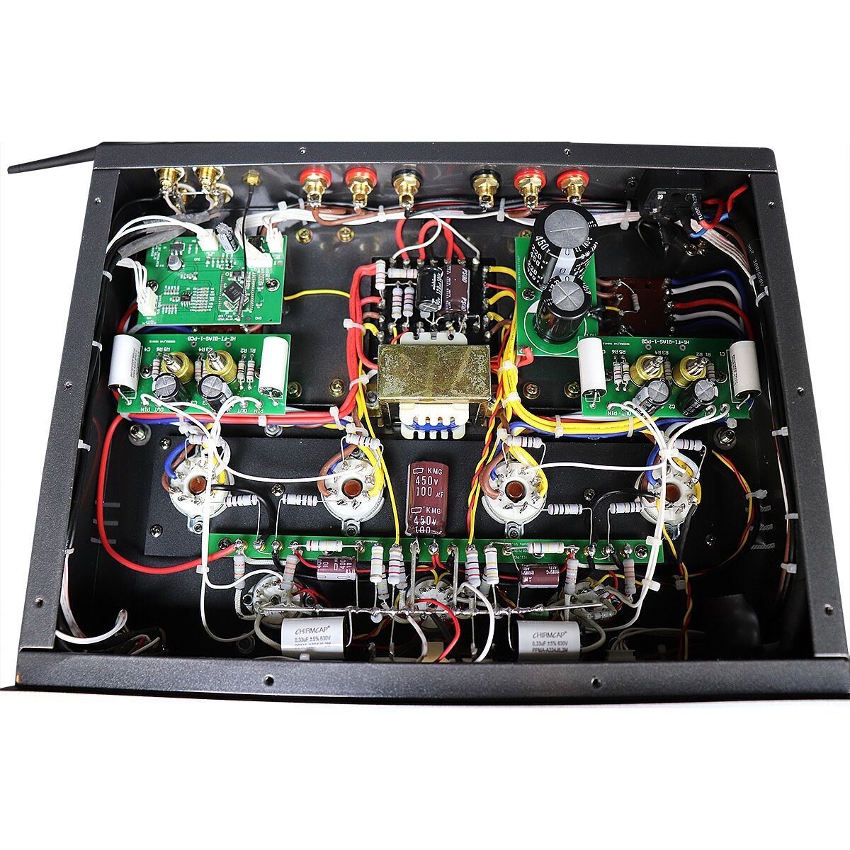 HiFi Bluetooth KT88 真空管 内蔵 パワーアンプ ステレオ ヘッドホン