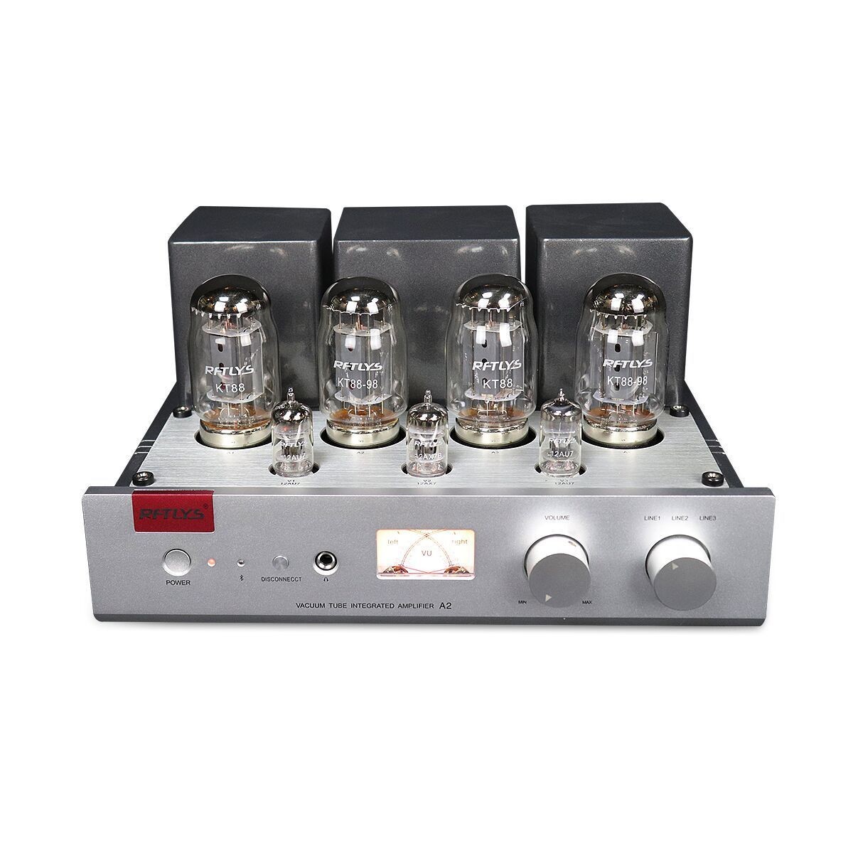 HiFi Bluetooth KT88 真空管 内蔵 パワーアンプ ステレオ ヘッドホン