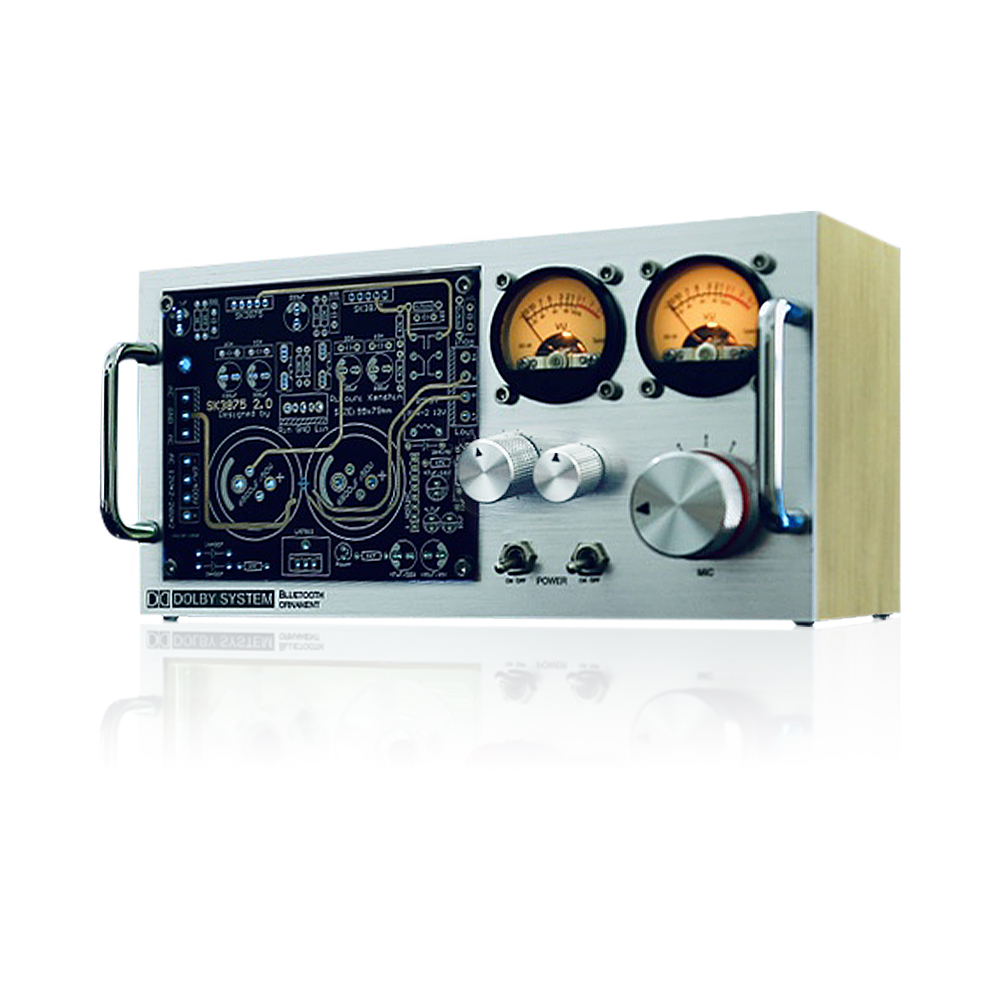 レトロ VUメーター 音楽スペクトル MIC ピックアップ ライト