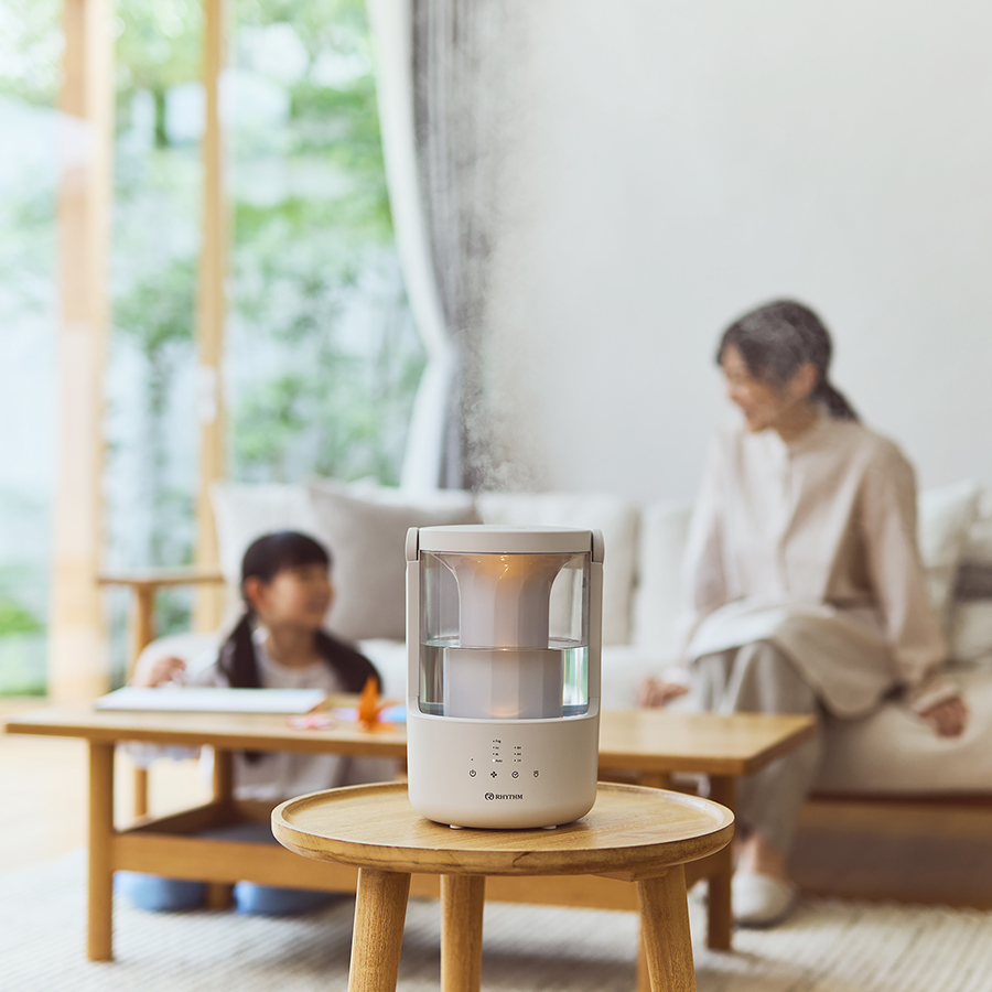 RHYTHM リズム MIST 250 超音波式 プールレス 加湿器 ライトグレー