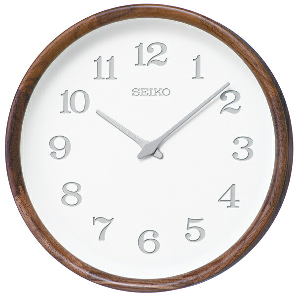 SEIKO（セイコー） ぬくもり 電波 掛時計 クロック 木枠 nu・ku・mo