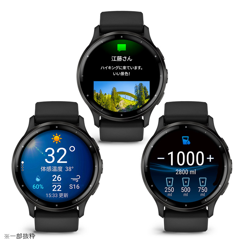 GARMIN（ガーミン） 無金利ローン可 ヴェニュー3 ブラック Venu 3