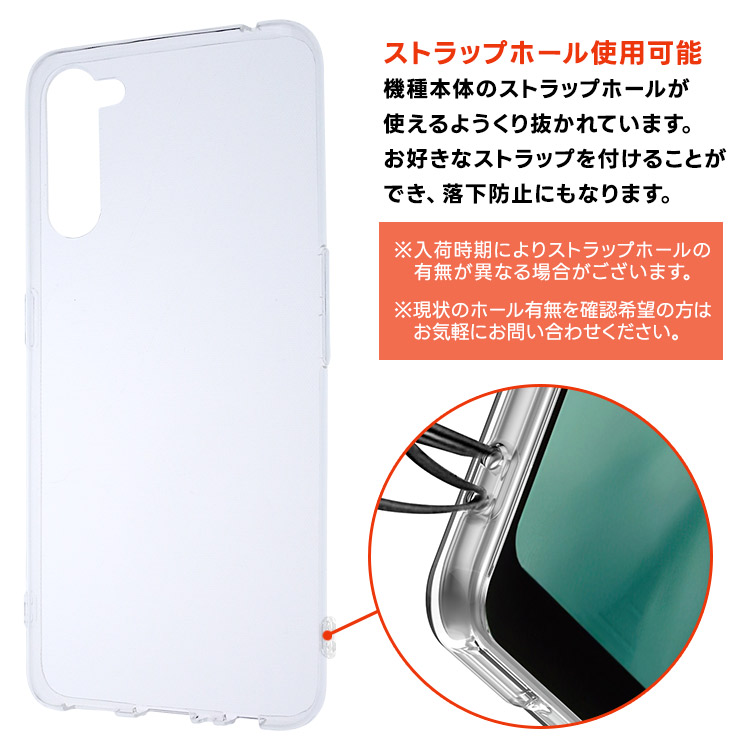 OPPO（オッポ） OPPO Reno3 A ソフトケース カバー TPU クリア ケース