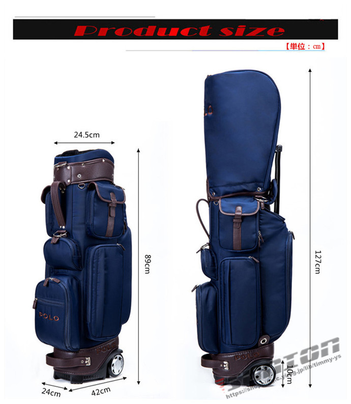 ゴルフ ローラーキャディバック キャディバッグ ローラー付き クラブ