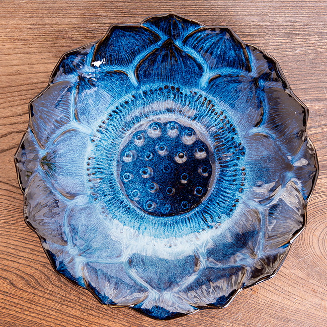 蓮 ハスの花 睡蓮 タイ エスニック気分を盛り上げる ロータスプレート