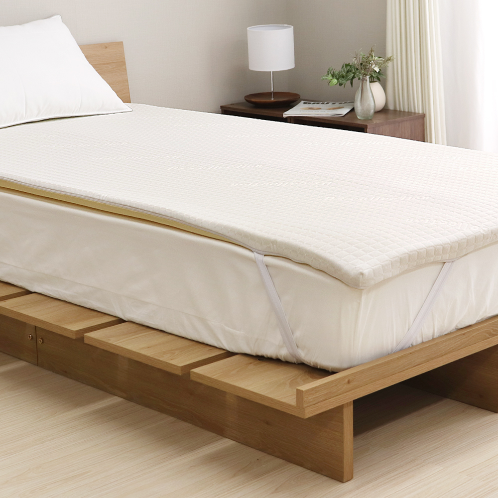 低反発マットレストッパー シングル 97×200×3cm 40D 70N オーバーレイ