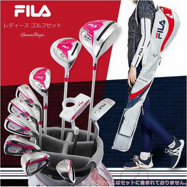 FILA GOLF GOLF/ フィラ ゴルフ レディースゴルフクラブ11本セット