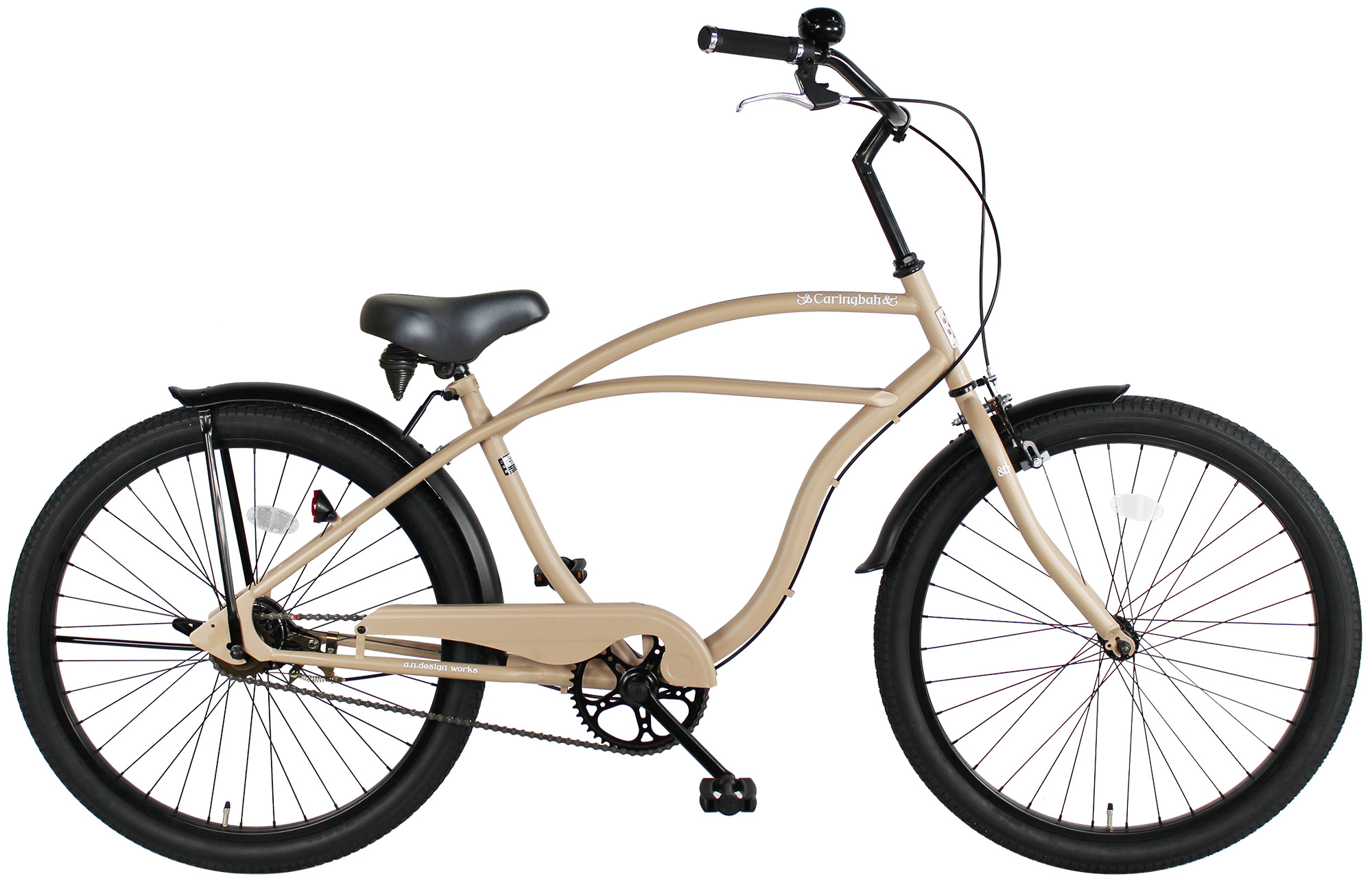 a.n.design-works ビーチクルーザー 自転車 26インチ おしゃれ メンズ