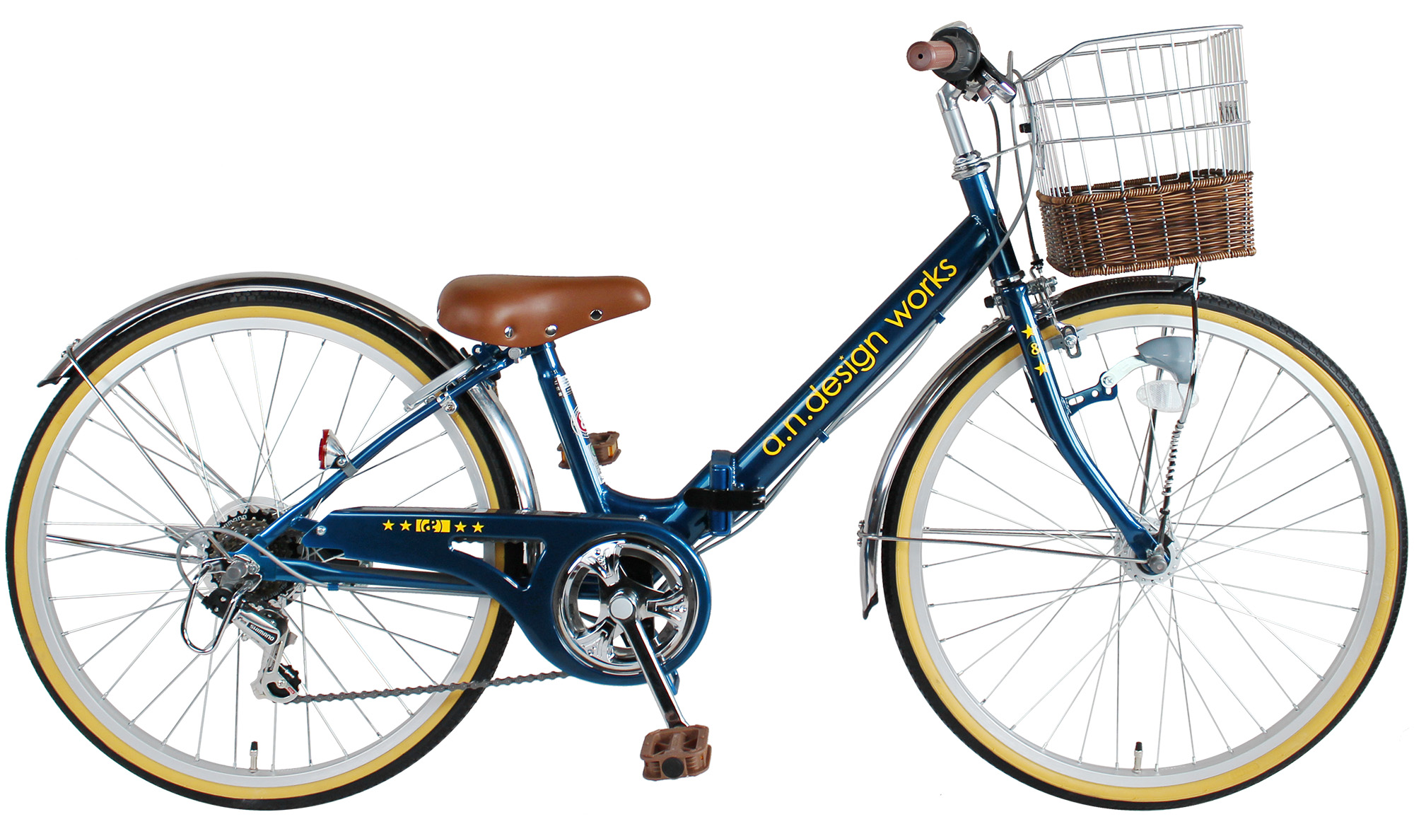 a.n.design-works 自転車 子供用 24インチ 折りたたみ 女の子 男の子