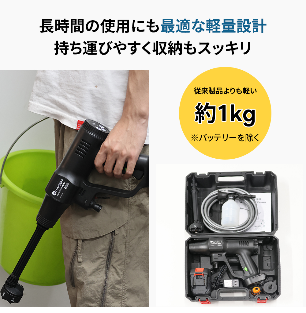 在庫一掃！最低7680円】【あす楽】高圧洗浄機 コードレス 高圧洗浄機