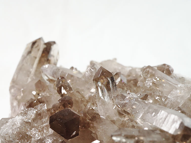 スモーキークォーツ クラスター 煙水晶 原石 ブラジル産 一点物 282