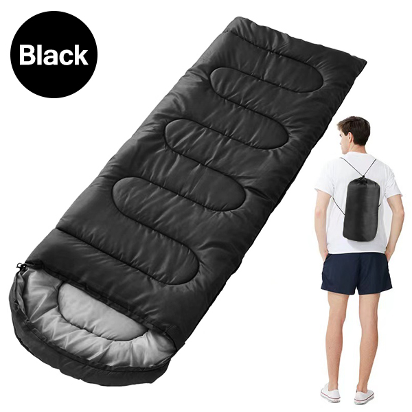 クーポンあり／ 寝袋 全長210cm フード付き シュラフ 1人用 防災 封筒