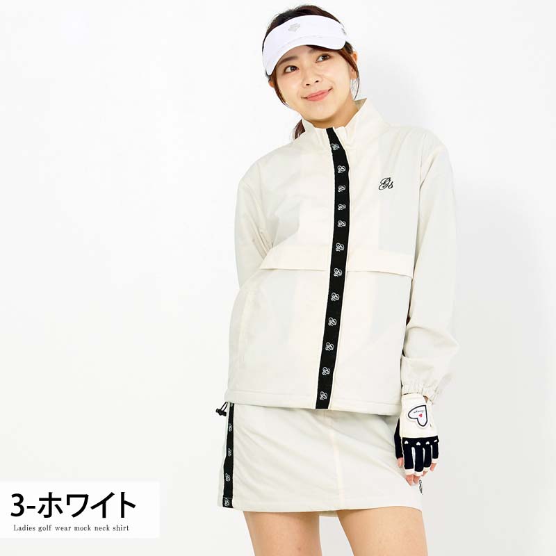 ゴルフウェア レディース 上下セットアップ gs GOLF ジップアップ