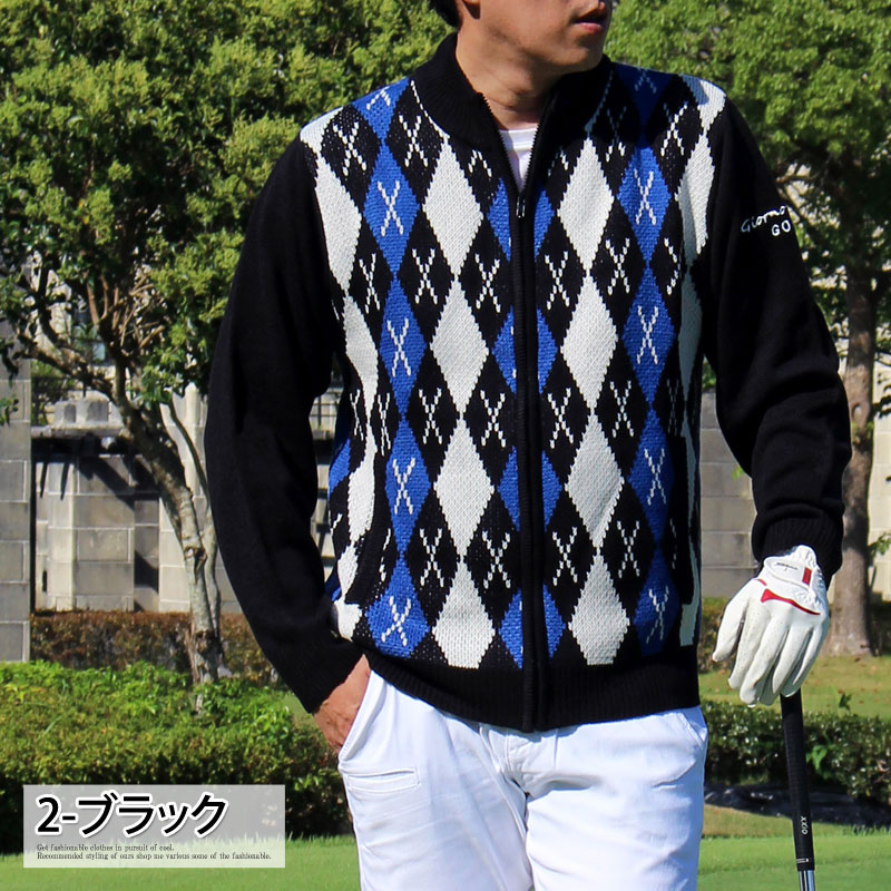 ゴルフ ニット メンズ ゴルフウェア セーター GIORNO SEVEN ジョルノ