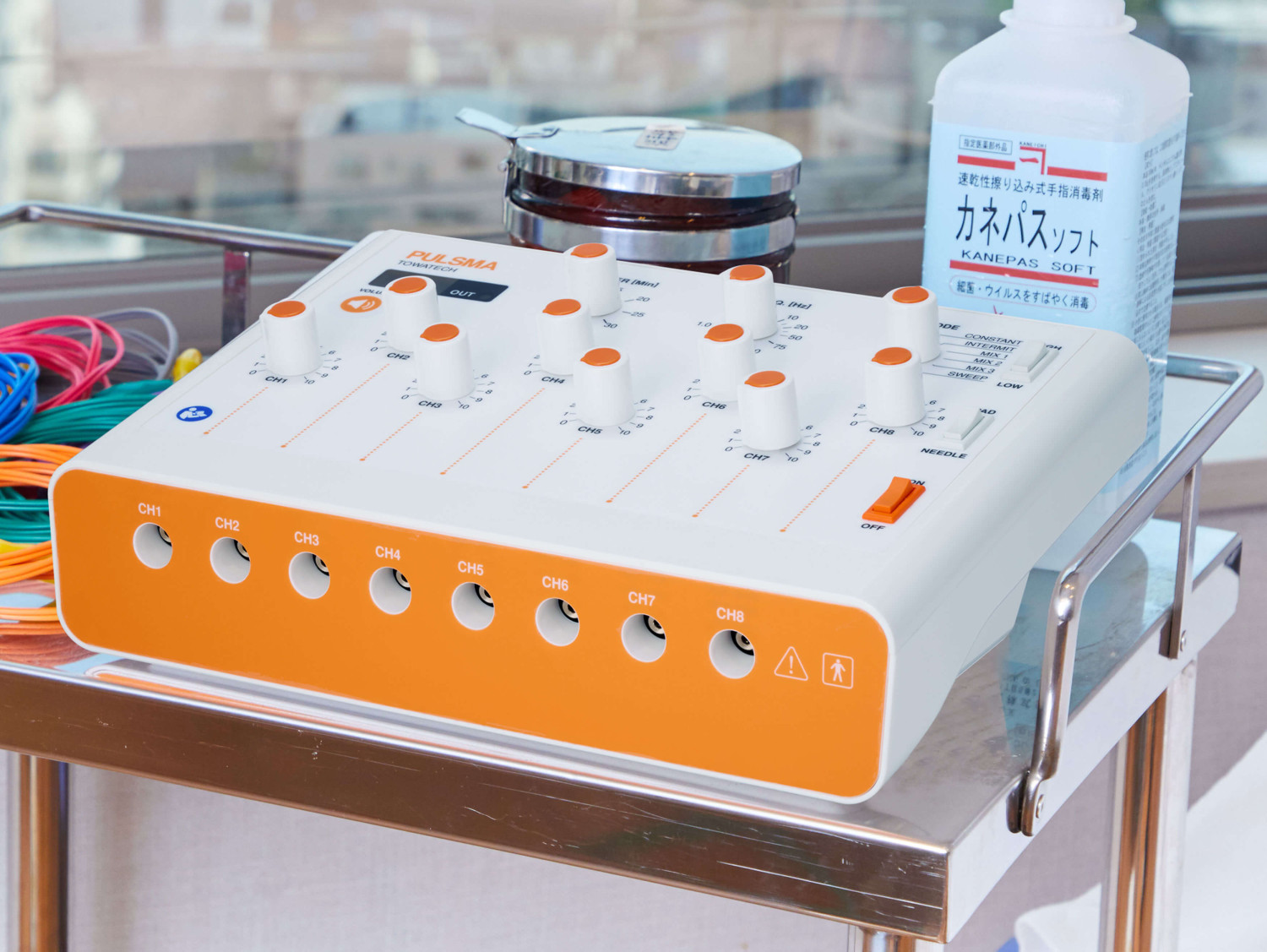 トワテック パルスマ8s＋丸型 粘着パッド（ボタン式）25×25mm 4枚 送料