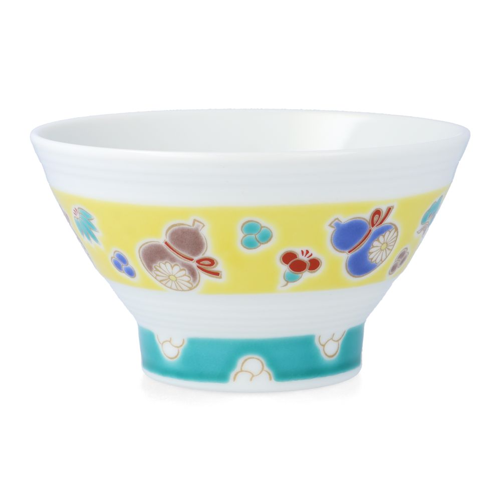 九谷焼 色絵千段飯碗 / 青郊窯｜和食器 飯碗 茶碗 人気 ギフト贈り物