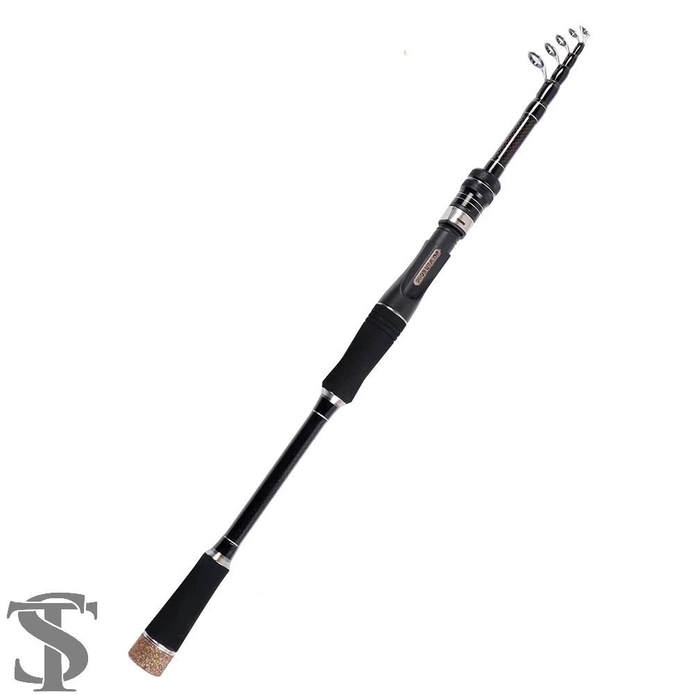 並行輸入品 GHOTDA 新型カーボン伸縮式ルアーロッド 1.8M -3M