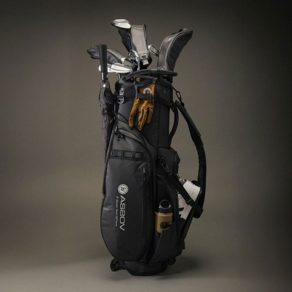 AS2OV（アッソブ） GOLF NYLON POLYCA CADDY BAG キャディバッグ