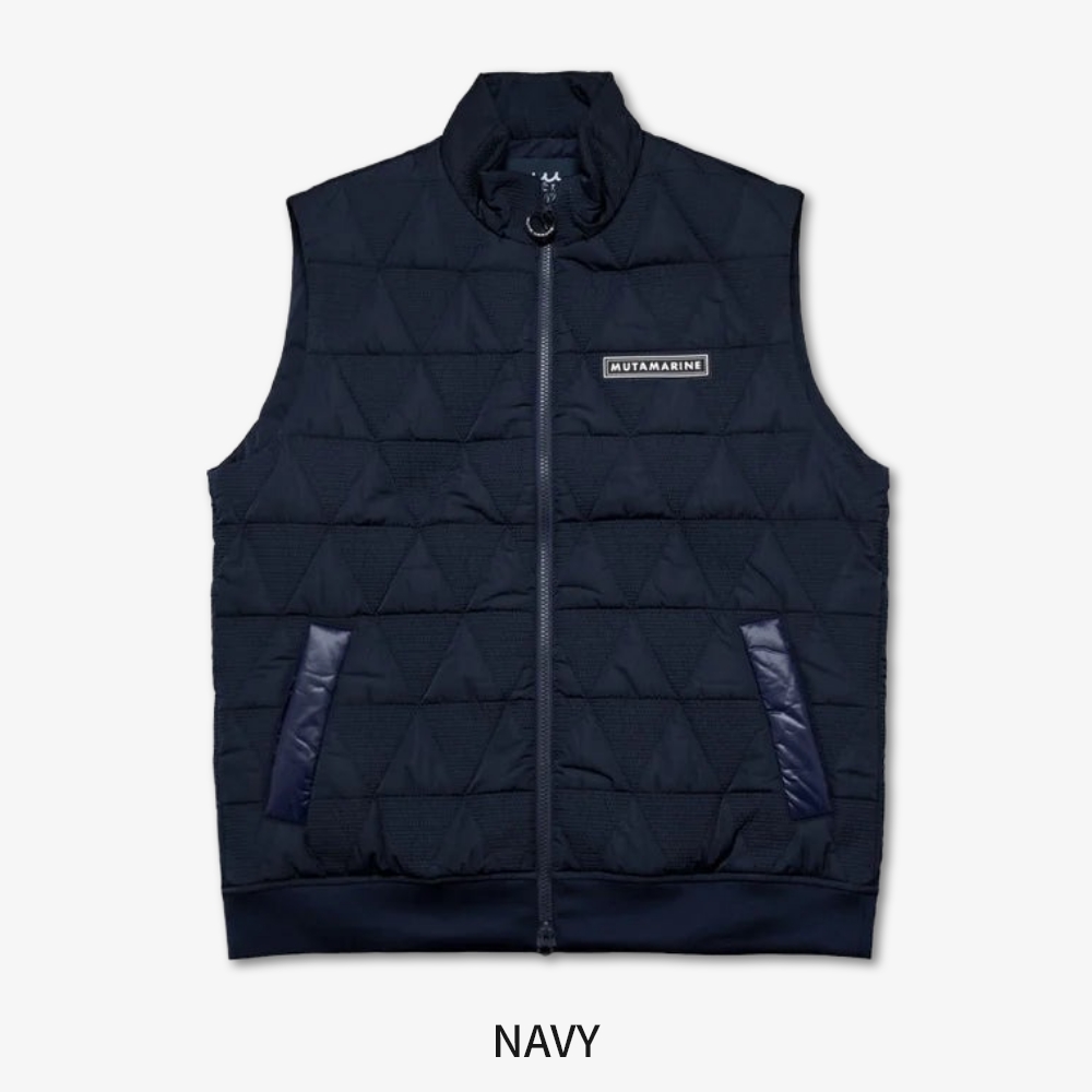 muta（ムータ） muta MARINE マリン GEOMETRIC DOWN VEST MMJC-443369