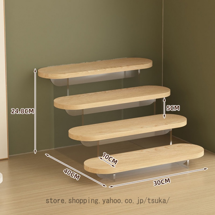 ディスプレイケース ウッドスタンド ウッドラック フィギュア