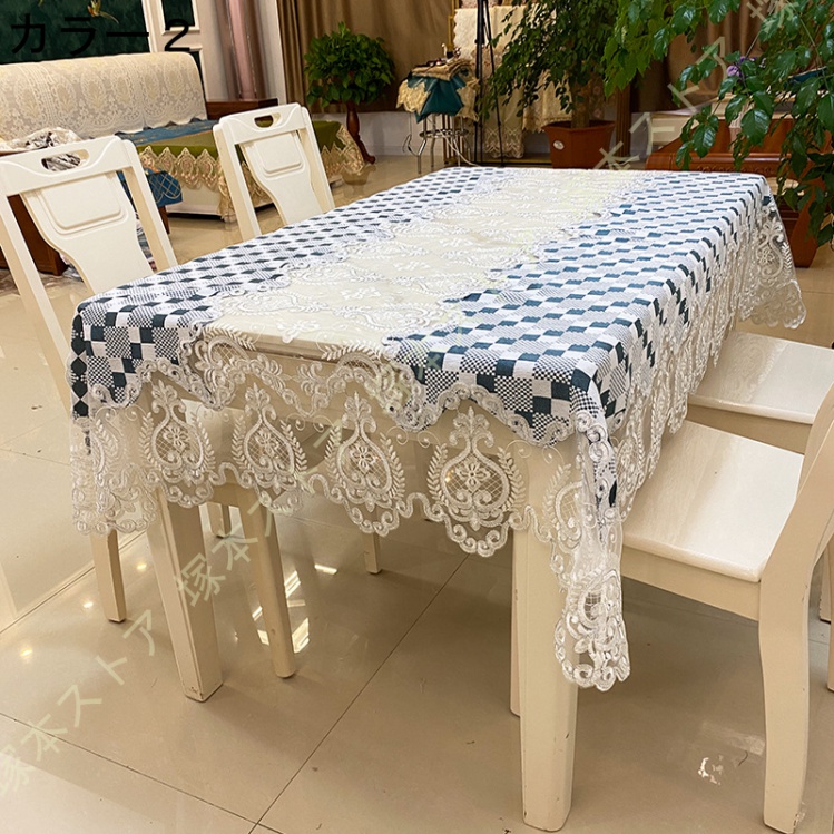 レース刺繍テーブルクロス レーステーブルクロス 長方形 秋