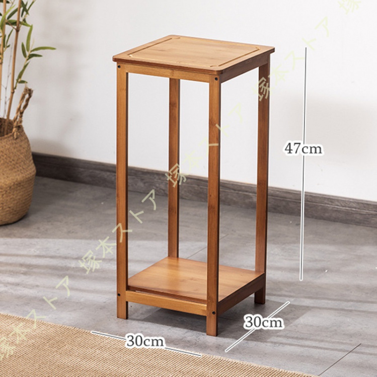 花台 花瓶台 フラワースタンド おしゃれ 園芸ラック 竹製 観葉植物