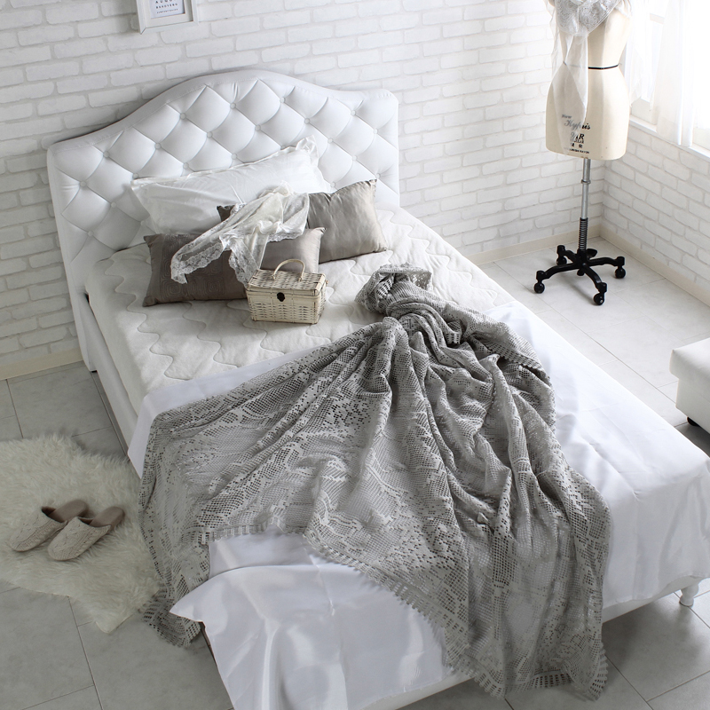 ベッド シングルフレームのみ キルティングヘッドボード エレガント