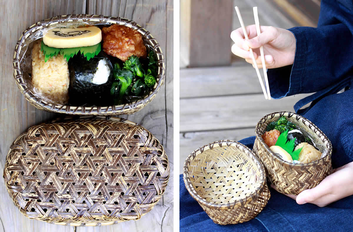 虎竹おにぎり弁当箱 : 虎斑竹専門店 竹虎 - 通販 - Yahoo!ショッピング