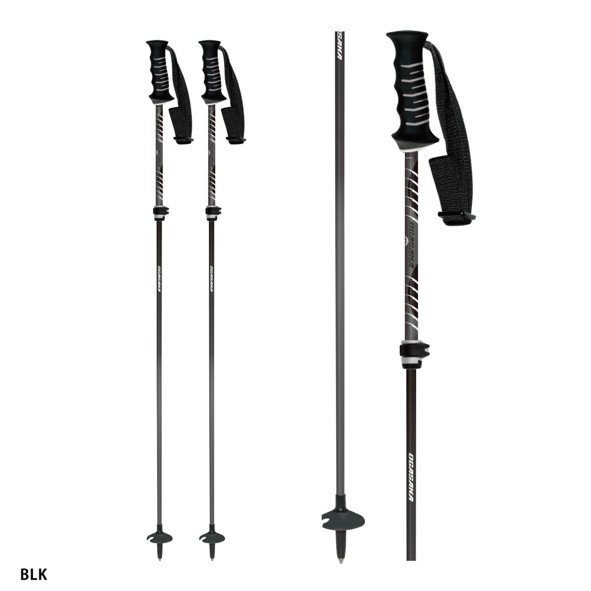 OGASAKA（オガサカ） スキー ポール ストック メンズ レディース 伸縮