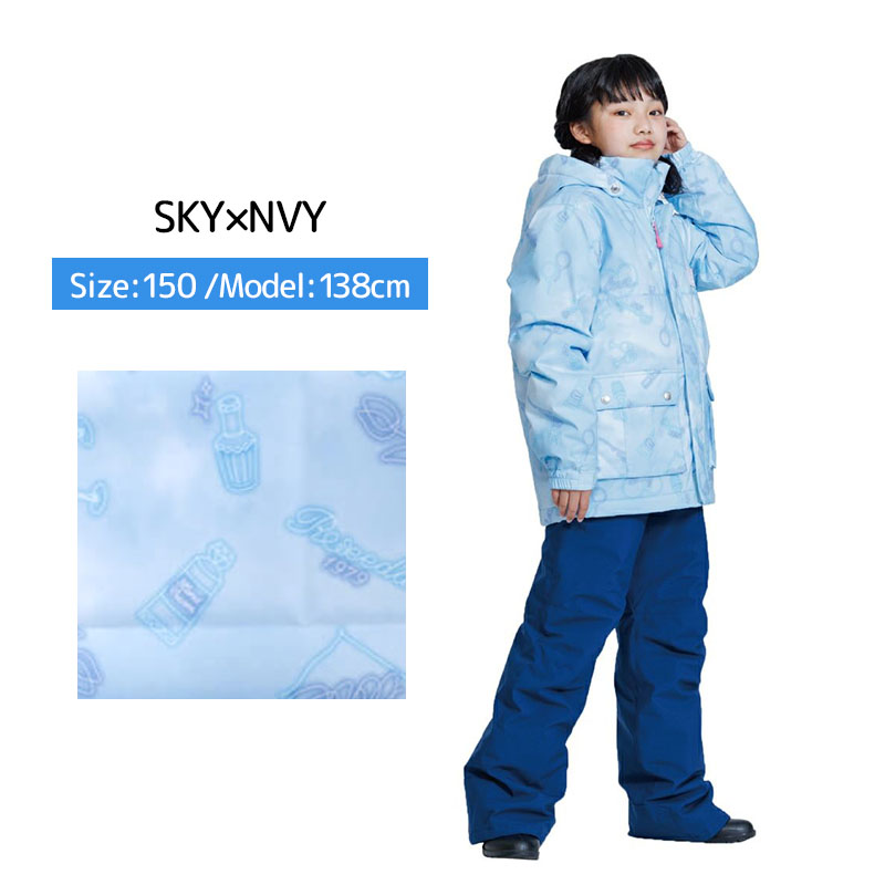 RESEEDA（レセーダ） スキーウェア キッズ スノーウェア ジュニア 上下