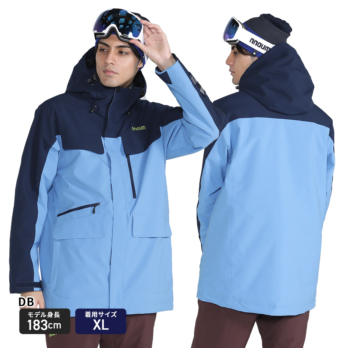 NNOUM スキーウェア メンズ ジャケット 単品 スノーボードウェア