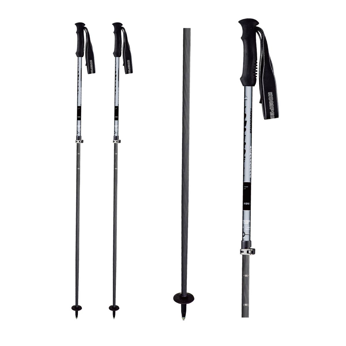 KOMPERDELL コンパーデル スキー ポール ストック カーボン 2025